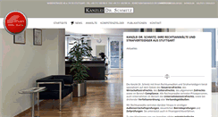 Desktop Screenshot of kanzlei-dr-schmitz.com